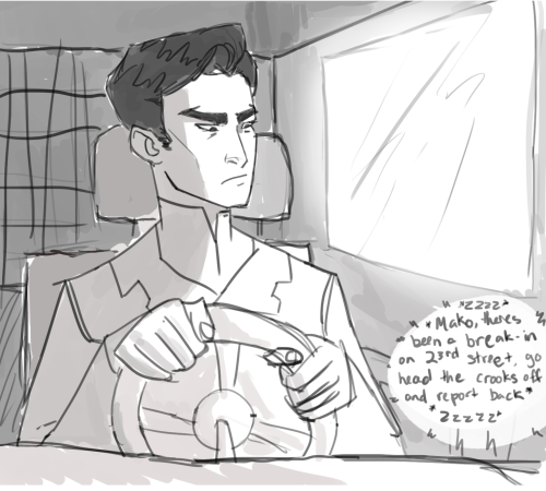 baconandhambagel:  then Mako gets made fun of by the department for like months and lin jokingly cal