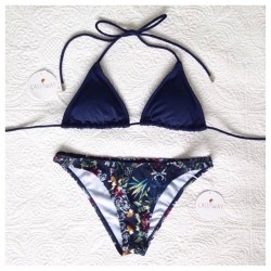 Midnight triangle top and midnight tropic