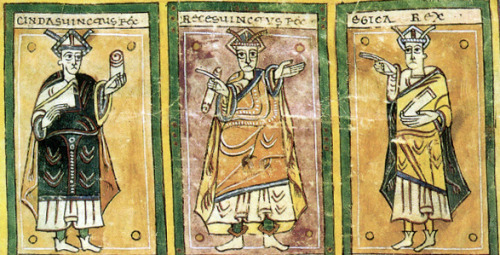 Illustrations from the The Codex Vigilanus or Codex Albeldensis, a compilation of various historical