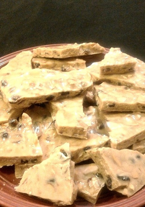 Nut Dessert - Almond Cranberry Brittle The Traditional Brittle Recipe Is Given A Fresh, Vibrant Twist