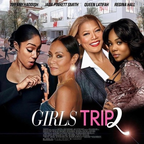 Who else is beyond excited for this!?!? Girls Trip 2. . #girlstrip #girlstrip2 #jadapinkettsmith #