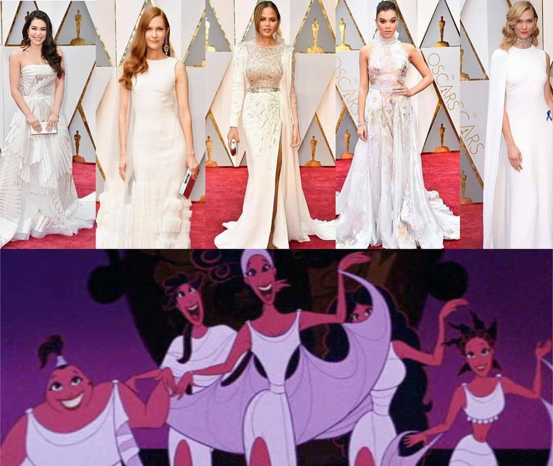 disneybound:  “We are the muses. Goddesses of the arts and proclaimer of heroes.”