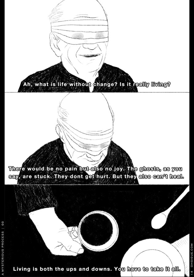 comicsworkbook:  GGA Mysterious Process 14, 15made for comicsworkbook click here to
