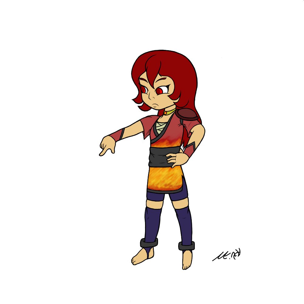 my new oc Natsume. A dragon princess and a alt version of her as a human