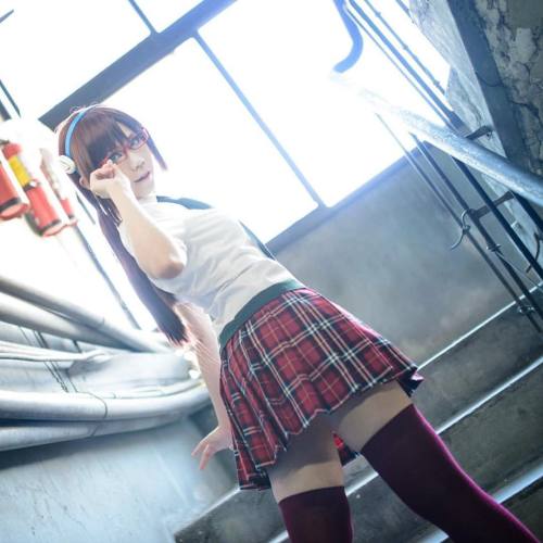 #makinamimari #neongenesisevangelion #cosplay #anime #japan #zettairyouiki #stockings #medias #kneeh