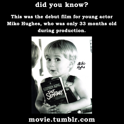 movie:  Pet Sematary (1989) facts | More movie facts