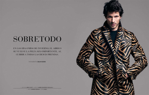    Noah Mills and Andres Velencoso by Dean Isidro for El Palacio de Hierro   