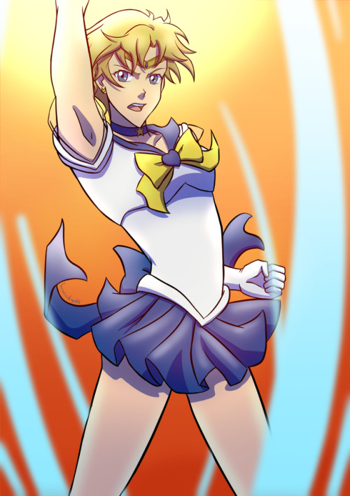 forsakenangel88-art: Feb $1 Blast from the past poll winner - Sailor Uranus. I really missed drawing