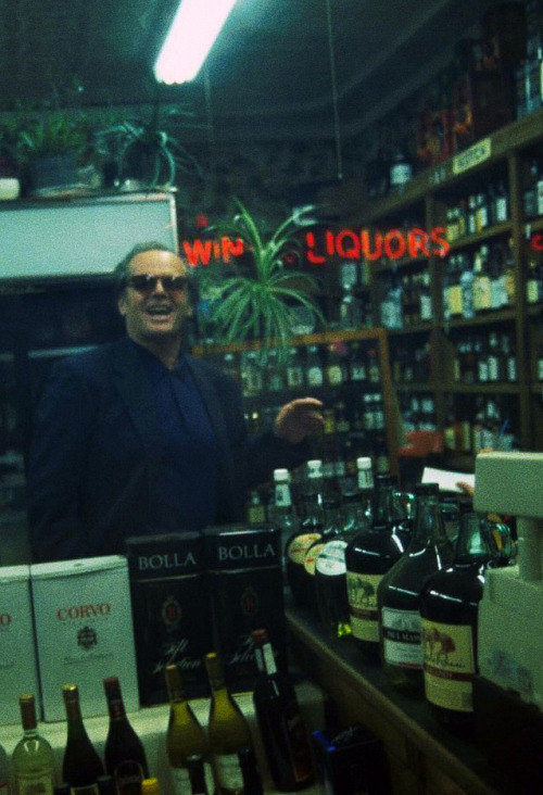 samuraial:Jack Nicholson stops at a liquor store