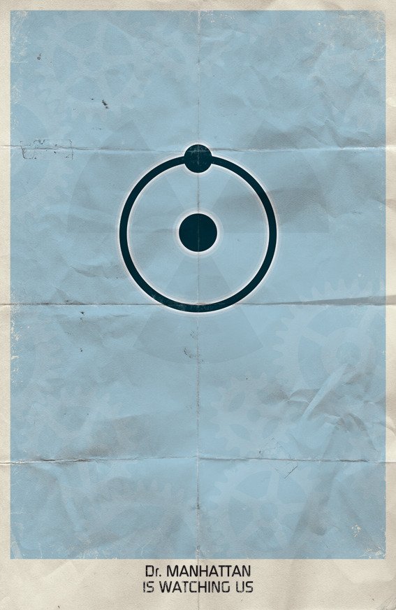 herochan: Watchmen Minimalist Posters Created by Marko Manev || Tumblr 