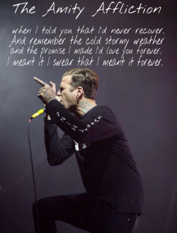 shane7878:  The Amity Affliction//Pabst Blue Ribbon On Ice 