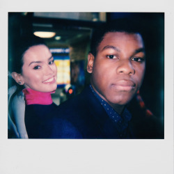 portroids:  Daisy Ridley and John Boyega promoting “Star Wars: The Force Awakens” in New York, NY. This is one of my favorite photos of recent times, not least because of the R2-D2 photobomb. 