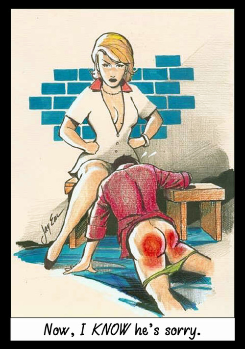 Ladies&hellip;when you spank him. Make sure you too KNOW he’s sorry.