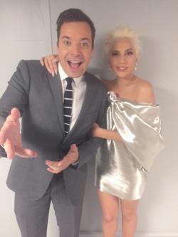 ladyxgaga:  @ladygaga: Talking #AHSHotel on @FallonTonight with @jimmyfallon tonight! He’s the best!  