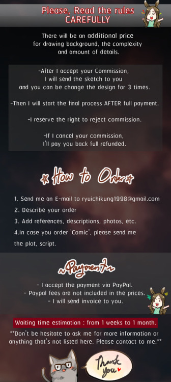 My Art Commission Open!\></for more information>>> https://goo.gl/vcDFH5 <<<