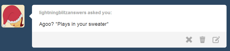 ask-friendlyshy:  Adorableness levels are off the charts.  Hnnng &lt;3