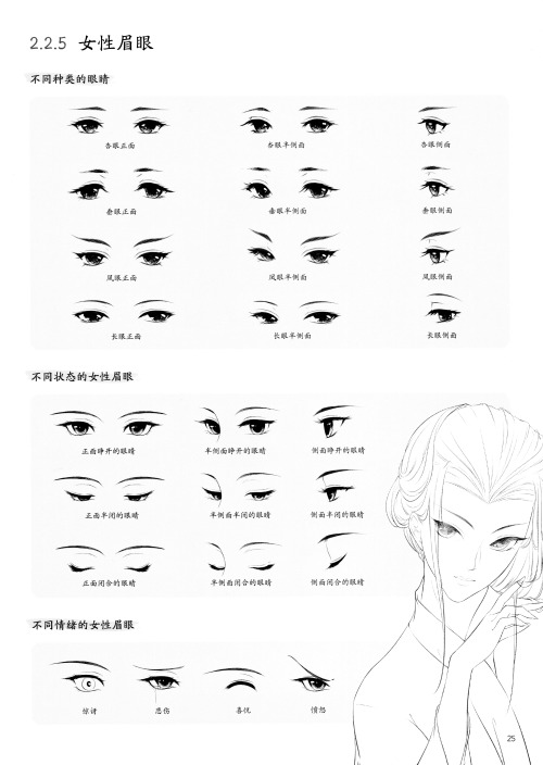 Ancient Style Manga Material Book Cartoon Character Hairstyle Clothing Comic Coloring Basic Techniqu