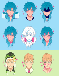 meexart:  I got back into DMMD at the same time I decided to buy my own button maker and this is the result  I’m going to add Ren, Trip, and Virus too :) 
