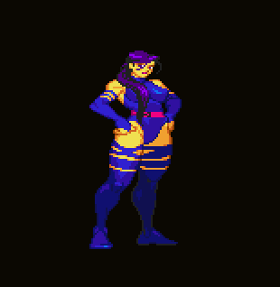 speedyssketchbook:  She’s fun to play as. :D  Also pixel jiggle  she was my main