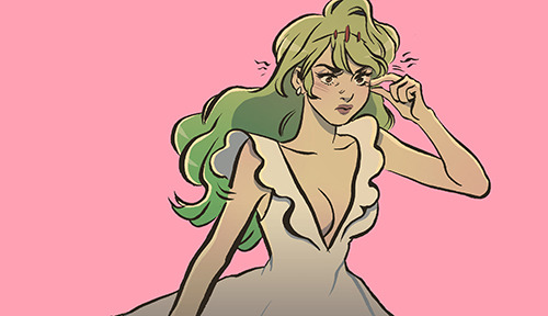 martianmanhuntter: Snotgirl #3 in @color-palettes “Blooming” palette