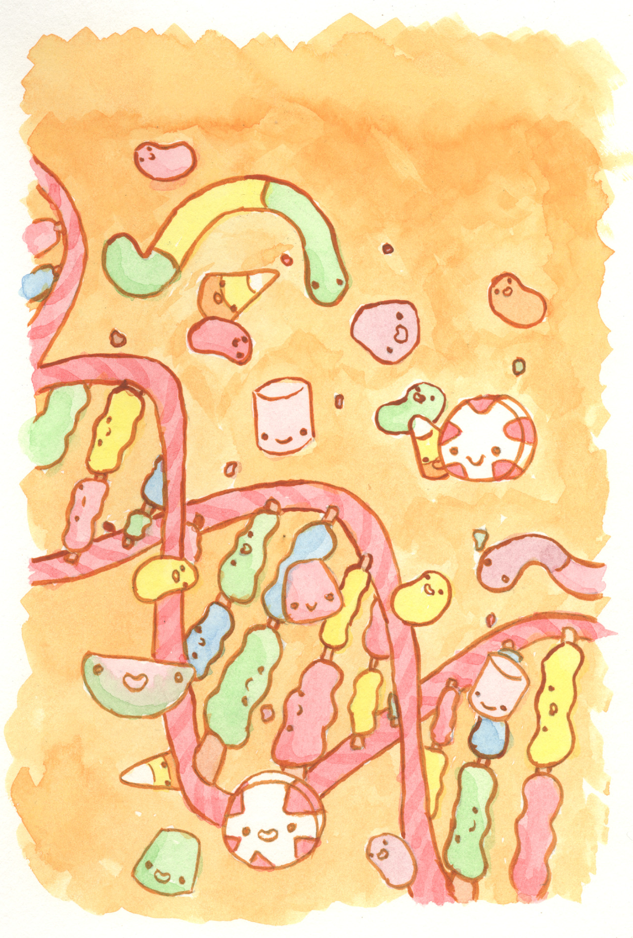 mansfieldnstuff:  Candy DNA  I did this cover for a kids book written by kids called