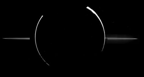 spacesource:Jupiter’s rings, unlike the highly reflective nature of Saturn’s, are relati