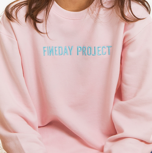 Lime -  FINEDAY PROJECT LOGO MTM [PINK] Sweater: x /  58,000원 