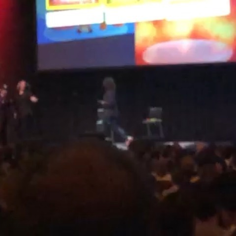 Here’s the video of me going up on stage and hyping up the crowd at the Game Grumps Live show 