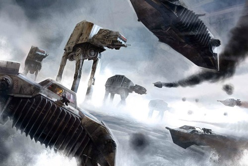 atomic-chronoscaph:Star Wars art by Benjamin Carré
