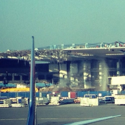 The Retrologist • Here’s a closeup of the Pan Am terminal demolition...