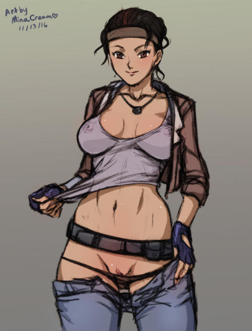 Porn photo Daily Sketch - Alyx Vance from Half-LifeCommission