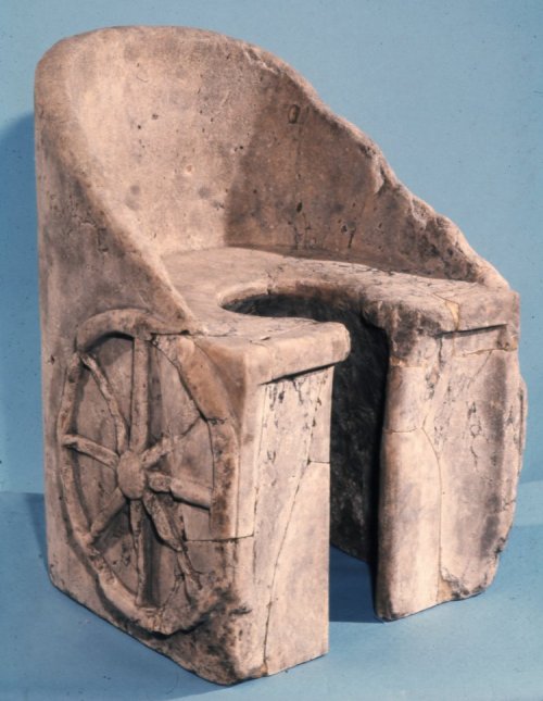 irisharchaeology: Yep, that’s a Roman toilet in the form of a chariot, it dates fom the 2nd/3r