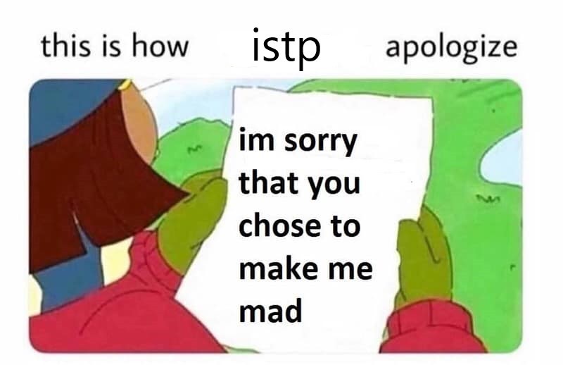 Mr Mbti So I Saw This Meme Going Around And I Thought I D