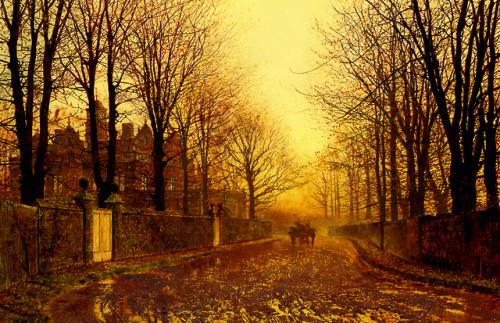 sanctaphraxx:Favourite Artists → John Atkinson Grimshaw 