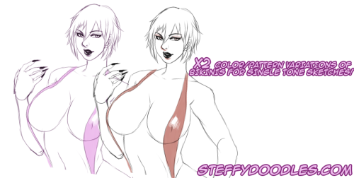 steffydoodles:  steffydoodles:  BIKINI BLOWOUT WEEKEND!CHEAP COMMISSIONS, MORE FOR YOUR MONEY!  Saturday starting at 6pm EST     STEFFYDOODLES ON LIVESTREAM  Prices below; Thigh High Sketch ผ USD, Flat color sketch ฟFull Body Sketch ฟ USD (rainbow