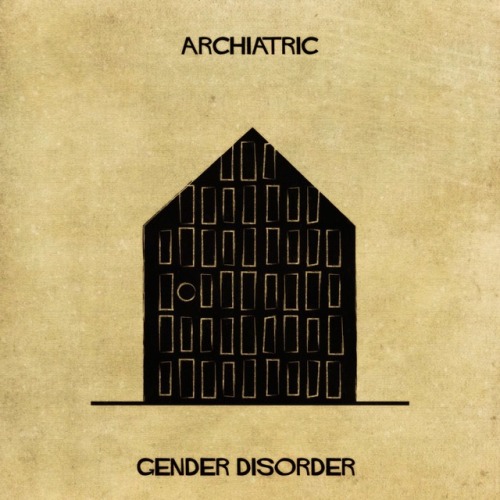 Using Architecture To Explain 16 Mental Illnesses And Disorders. Archiatric by Federico Babina.