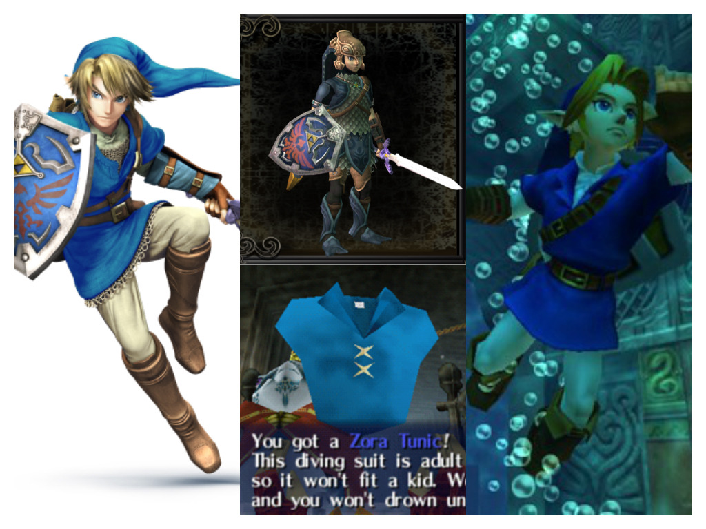 thekikiofficial:  LINK’S COLOR PALETTE EXPLAIN (Super Smash Bros. Wii U / 3DS)