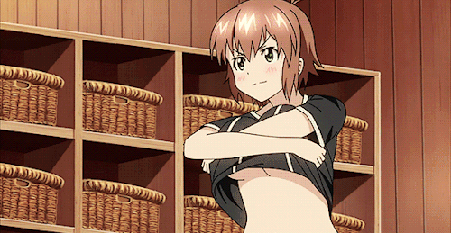 nyu-philia:  smaster42:  What’s this anime?   “Maken-ki!”.  She looks like she’s about to fuck someone up…I’m just not sure as to how exactly. 