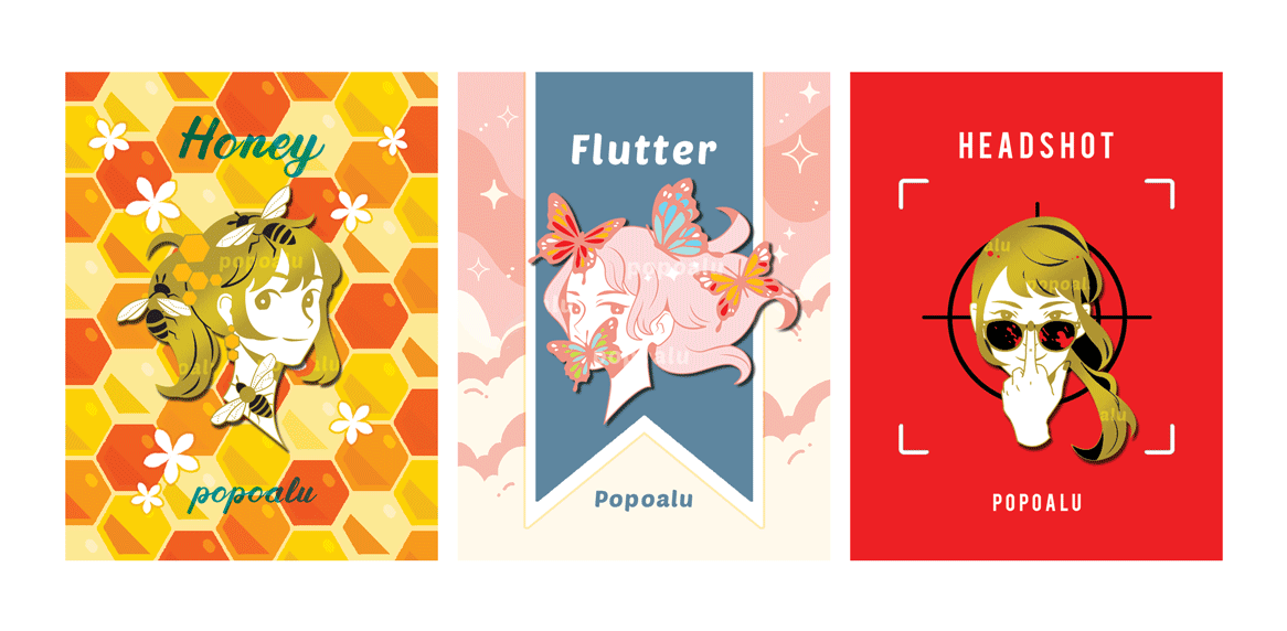 rainingcats:  rainingcats:   Hello, my store is open again! 🦋 13 new pin designs