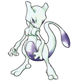 animated-character-of-the-day:  Today’s character of the day is: Mewtwo from Pokemon franchise