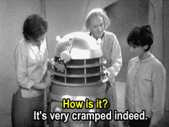 cleowho:“It’s very cramped indeed.”  - Ian goes into the Dalek.The Daleks - season 01 - 