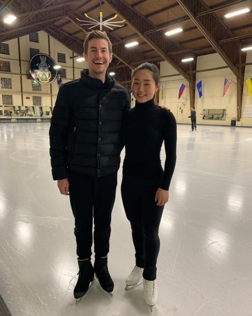 Wakaba got her new exhibition program choreographed by Jeffrey Buttle! (Photo from Wakaba’s In