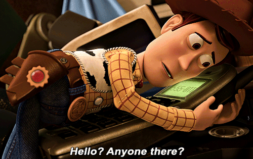 khi-speaks:aarontaylorjohnson:Toy Story 3 (2010) dir.Lee UnkrichWoody: “HEWWO ?”