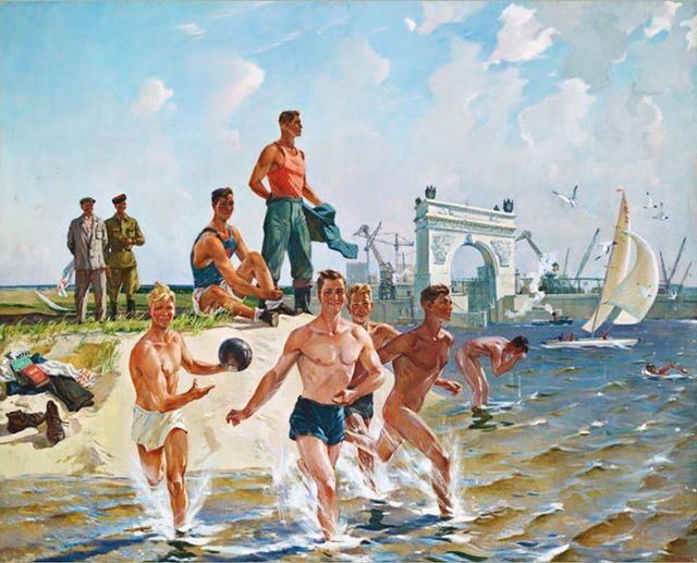 phosphenology:Alexander Alexandrovich Deineka (1899—1969) - &ldquo;The team