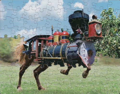 escapekit: Puzzle Art Vancouver-based artist Tim Klein makes puzzle montages from different puzzles 