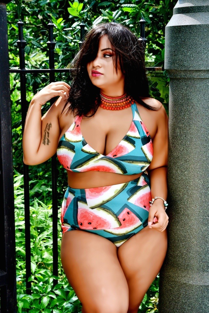 killerkurves:  Denise Mercedes in rue107′s Olivia’ Bikini Top &amp; Kyra’