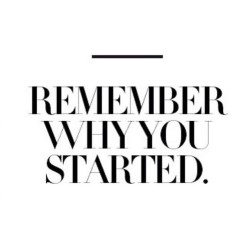 Because in the end, the reason it all began it what makes it matter.