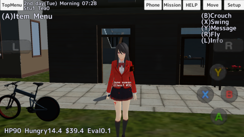 I Draw My Oc In School Girl Simulator She K!!! Everyone For Y/n