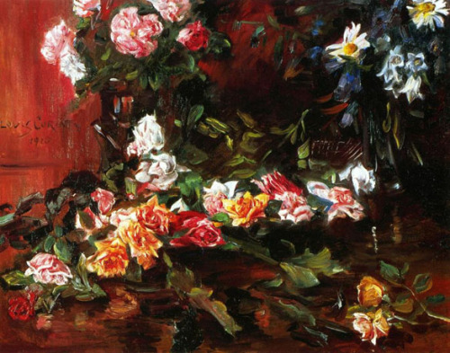 lovis-corinth: Roses, 1910, Lovis Corinth