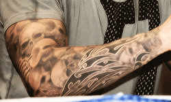 Randy’s tattoo’s  His tattoos are so hot!!! They fit him perfectly and he looks like such a badass!